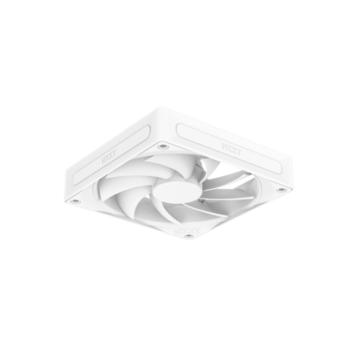 NZXT RF-Q12SF-W2 Ventilador para Ordenador de 12 cm, Rodamiento Dinámico Fluido, 1700 RPM, Blanco
