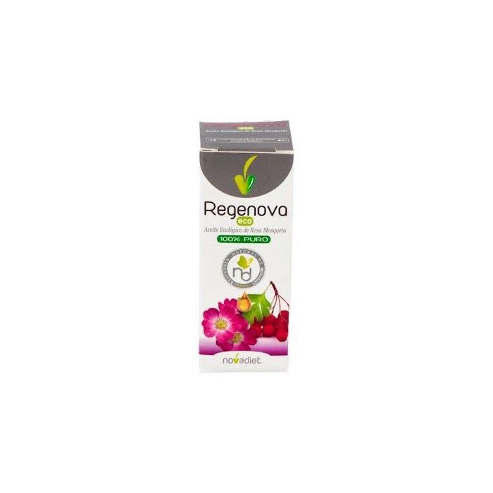 Regenova Eco Aceite Rosa Mosqueta 15Ml. Regenerador, Nutritivo e Hidratante para Pieles Dañadas y Manchas