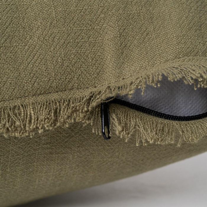 Cojín Verde 70% Algodón / 30% Lino 40 X 40 cm