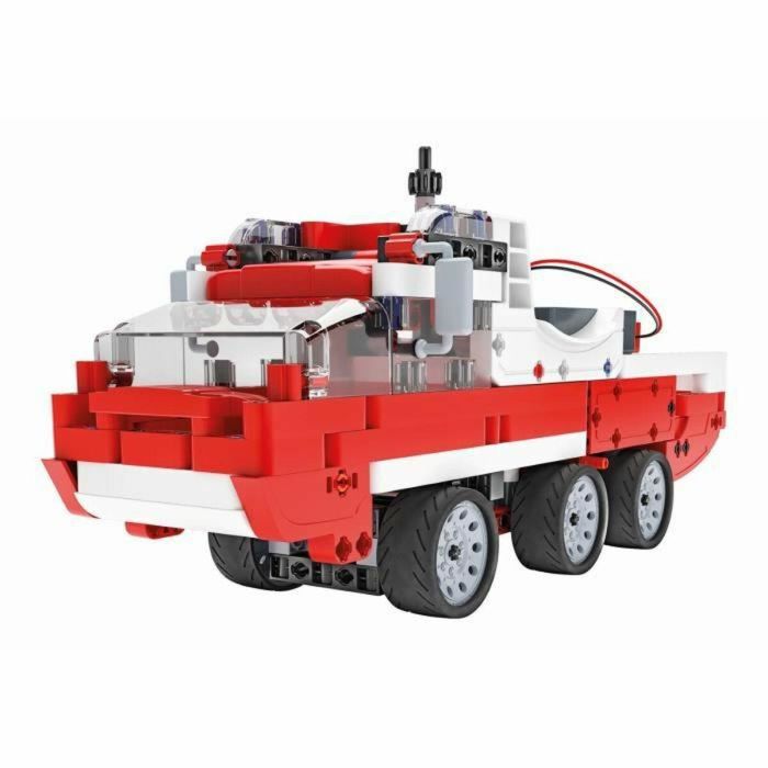 Clementoni 52663 - Camión de bomberos motorizado para construir - 4 modelos de mecánica e ingeniería 3