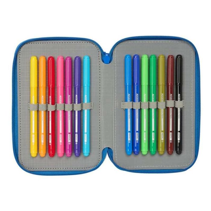 Safta Plumier Escolar Superman, 3 Compartimentos con 37 Piezas, 195x125x55 mm 4 Safta Plumier Escolar Superman, 3 Compartimentos con 37 Piezas, 195x125x55 mm 4
