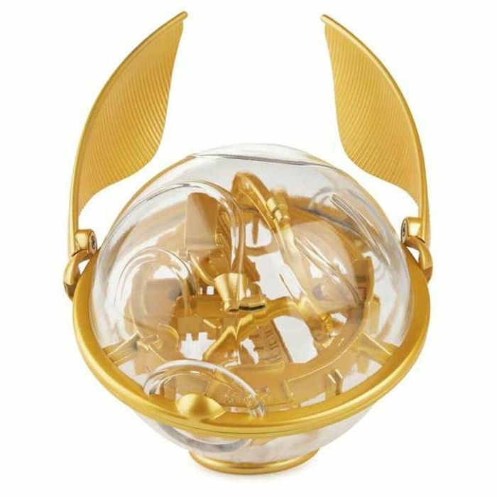Spin Master Perplexus Harry Potter Snitch Dorada de Quidditch Rompecabezas Laberinto 3D Juego Habilidad con 30 Obstáculos de la Saga Mágica y Soporte