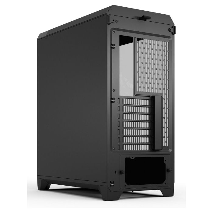 Fractal Design Meshify 3 Caja Negra con Ventana de Vidrio Templado para PC ATX/EATX/Micro-ATX/Mini-ITX, 7 Ranuras de Expansión, Compatible con Juego