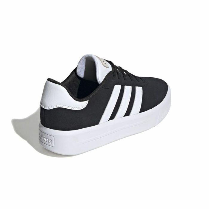 Zapatillas Deportivas Mujer Adidas Court Platform Suede Negro 2