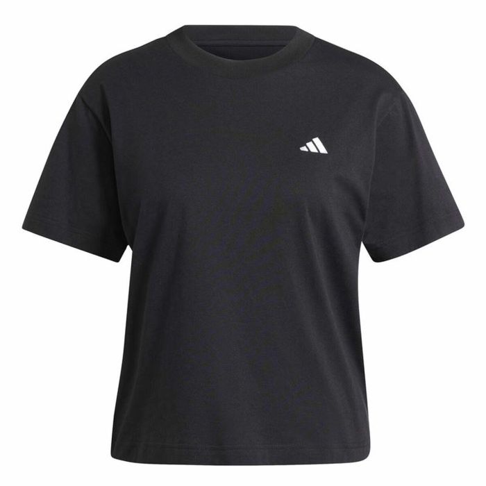Camiseta de Manga Corta Mujer Adidas Essentials Negro Camiseta de Manga Corta Mujer Adidas Essentials Negro