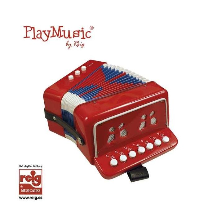 Reig Acordeon Juguete Musical Edad Minima Recomendada 3 Anos Plastico