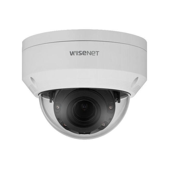 Hanwha Cámara IP minidomo 2M 3.3-10.3mm antivandálico IR30 WDR IP66 IK10 PoE. Wisenet serie A Hanwha Cámara IP minidomo 2M 3.3-10.3mm antivandálico IR30 WDR IP66 IK10 PoE. Wisenet serie A