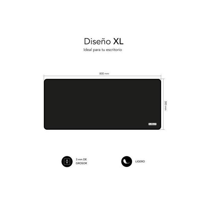 SUBBLIM Harmony Pack Mousepad XL + Wireless Mouse Black 2 SUBBLIM Harmony Pack Mousepad XL + Wireless Mouse Black 2