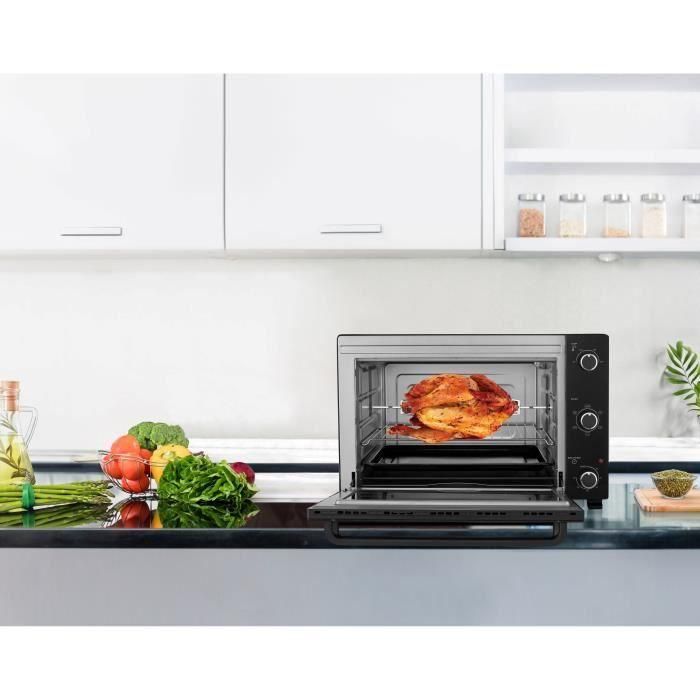 Continental Edison CEMF60B3 Mini Horno Eléctrico de Convección Natural Negro L60 x H39 x P48 cm 5 Continental Edison CEMF60B3 Mini Horno Eléctrico de Convección Natural Negro L60 x H39 x P48 cm 5