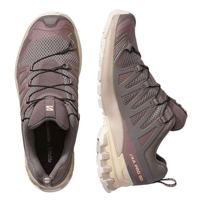 Zapatillas de trail para mujer Salomon Xa Pro 3D V9 Marrón claro M 1