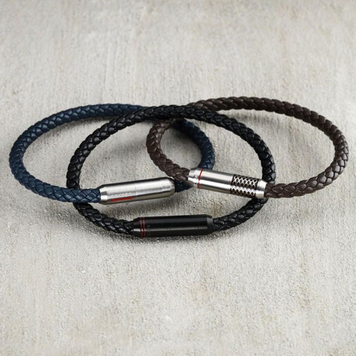Pulsera Hombre Sector SZV101 Plata Negro 2 Pulsera Hombre Sector SZV101 Plata Negro 2