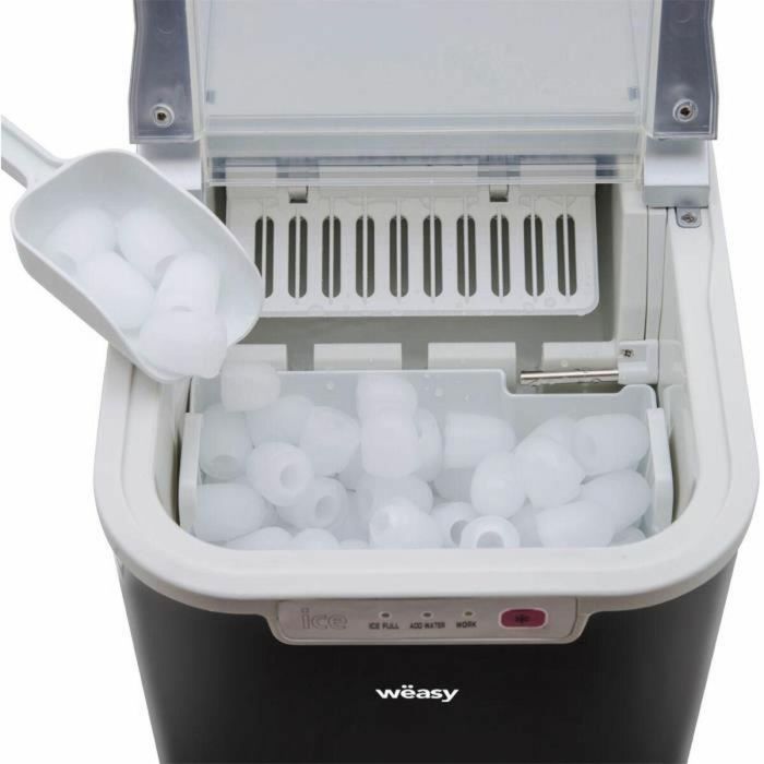 WINKEL KW12 Máquina de hielo, Producción de 12 kg/día, Depósito de agua de 2.2L, Tapa con ventana de control, Panel de pantalla LED 1