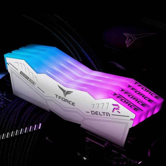 Team Group FF4D532G6000HC38GDC01 Módulo de Memoria RAM T-FORCE DELTA RGB 32GB (2x16GB) DDR5 6000MHz CL38 para PC 8 Team Group FF4D532G6000HC38GDC01 Módulo de Memoria RAM T-FORCE DELTA RGB 32GB (2x16GB) DDR5 6000MHz CL38 para PC 8