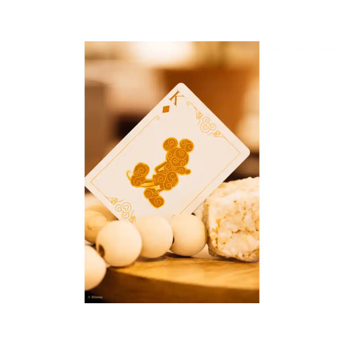 Fournier Baraja de Cartas Bicycle Disney Black and Gold Mickey, Lujo y Estilo con Estampado Dorado 1
