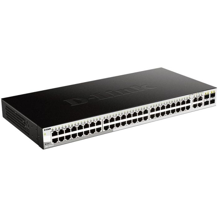 D-Link DGS-1210-52 Smart+ Switch Gestionado con 52 Puertos RJ-45 Gigabit y SFP 1