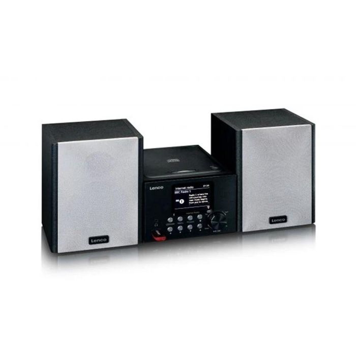 Lenco MC-250 Minicadena de Música Compacta con Bluetooth 5.0, Radio DAB+/FM, USB y Reproductor CD/MP3, Negro 3