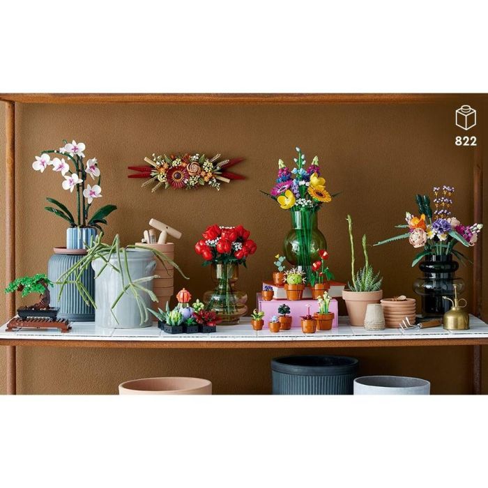 Lego Botanical Collection Ramo De Rosas - 822 Piezas - Set de Construcción para Adultos 6