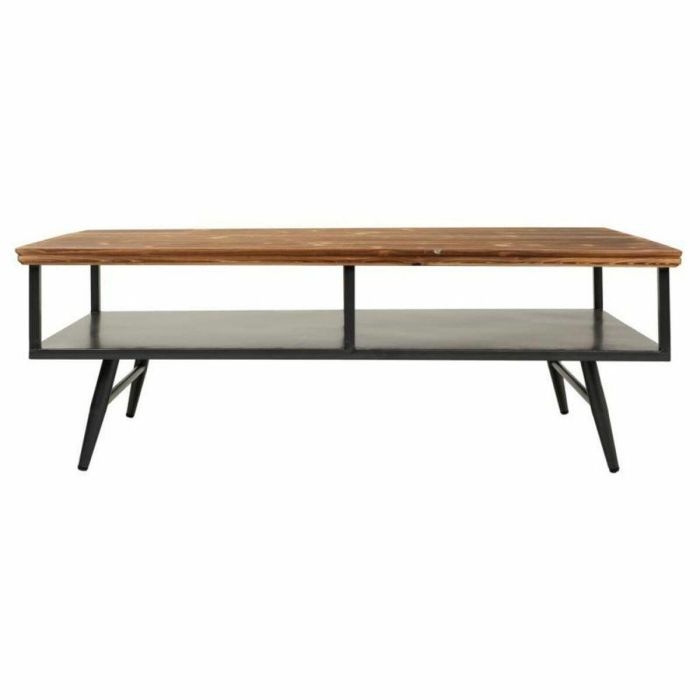 Mesa de Centro Alexandra House Living Marrón Gris Metal Madera de mango 65 x 44 x 125 cm 2