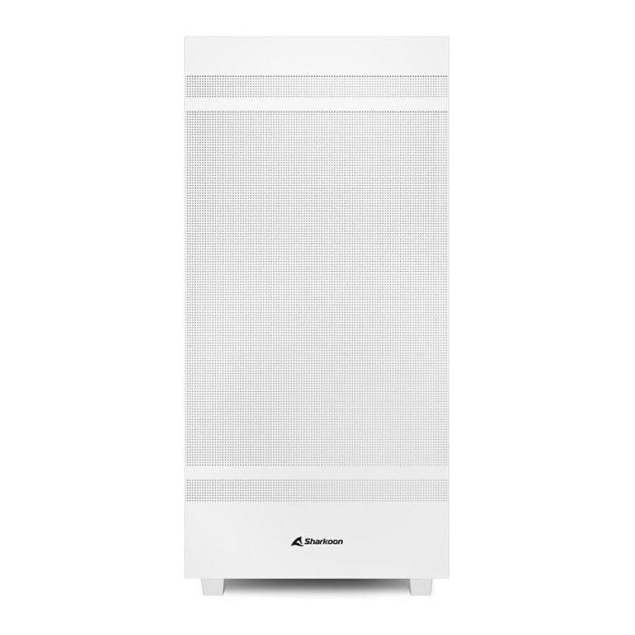 Sharkoon Rebel C50 ATX Full Tower PC Blanco Soporta ATX, micro ATX, Mini-ITX Metal con Filtro Anti-polvo y Gestión de Cables 16.8cm CPU