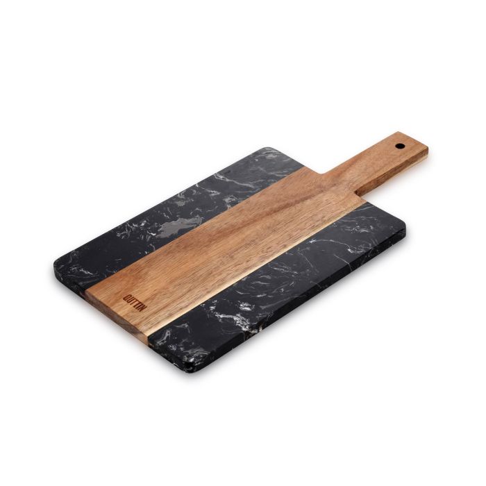 Tabla de cortar acacia mármol 38x18 cm Quttin (8 Unidades) 2 Tabla de cortar acacia mármol 38x18 cm Quttin (8 Unidades) 2