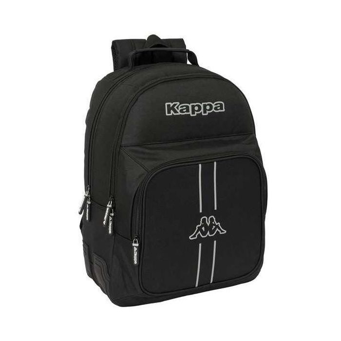 Mochila Safta Doble Con Cantoneras Adaptable A Carro Kappa Dark 420x320x150 mm Mochila Safta Doble Con Cantoneras Adaptable A Carro Kappa Dark 420x320x150 mm