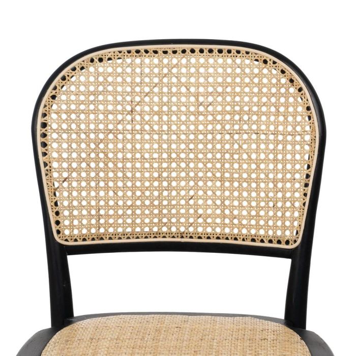 Silla Negro Madera de Olmo Contract 45 X 42 X 86 cm