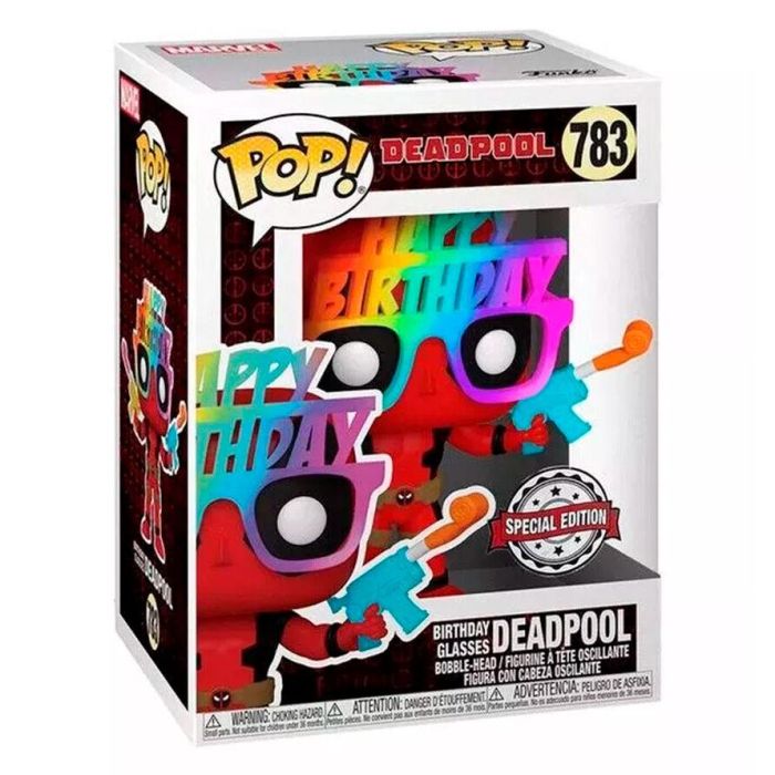 Figura POP Marvel Deadpool 30th Birthday Hat Deadpool Exclusive 0 Figura POP Marvel Deadpool 30th Birthday Hat Deadpool Exclusive 0