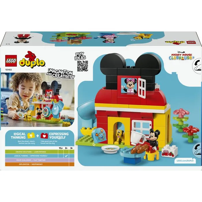 Lego AACGS75082 10465 La Casa de Mickey Mouse con Minnie y Pluto Juego de Construcción