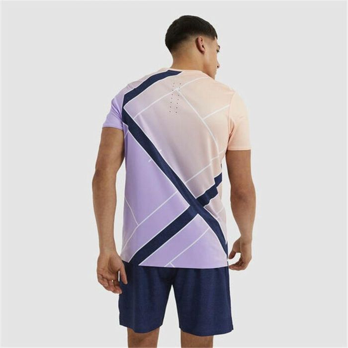 Camiseta de Manga Corta Hombre Ellesse Fulgore Violeta M 3
