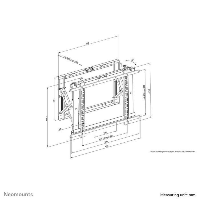 Soporte TV Neomounts WL95-800BL1 35 kg 15 Soporte TV Neomounts WL95-800BL1 35 kg 15