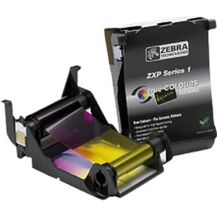 Cinta Matricial Original Zebra 800011-140 Amarillo Negro Cian Magenta Cinta Matricial Original Zebra 800011-140 Amarillo Negro Cian Magenta