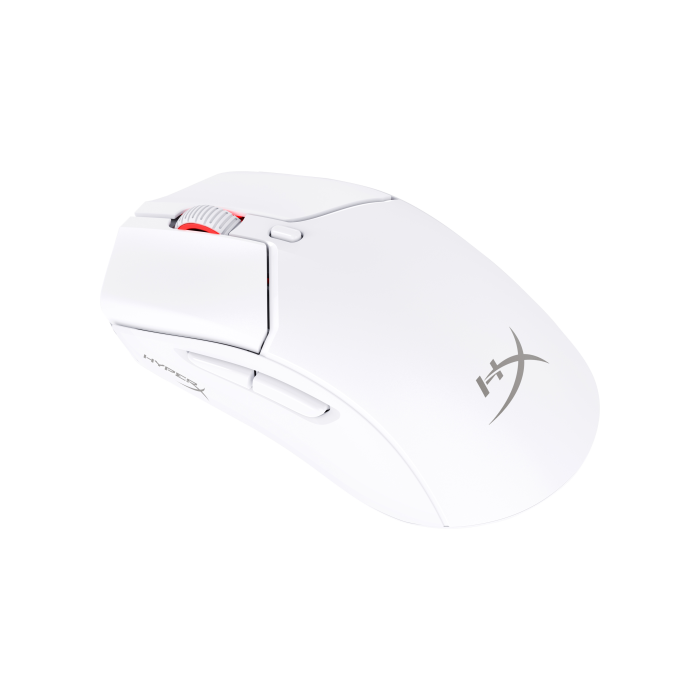 HyperX 6N0A9AA Ratón Gaming Pulsefire Haste 2 Inalámbrico Dual RF Bluetooth Blanco 26000 DPI 60g Ligero PTFE 100h Batería USB-C 1