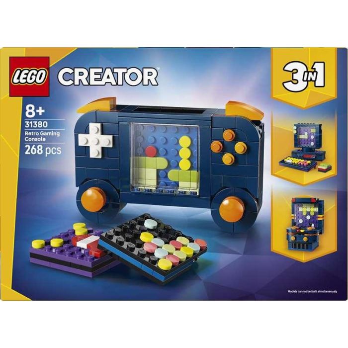 Juego de construccion consola de videojuegos retro lego creator 1