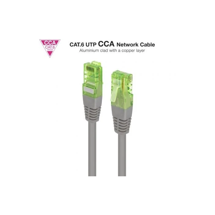 NANOCABLE Cable red latiguillo CAT.6 UTP AWG26 CCA 25 cm 1