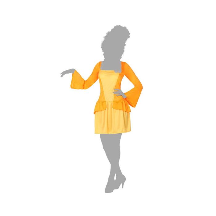 Disfraz Cortesana Mujer Adulto Amarillo Talla M-L