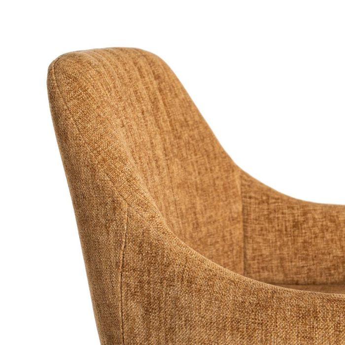 Taburete Marrón Tejido-Metal Salón 47 X 47 X 93 cm