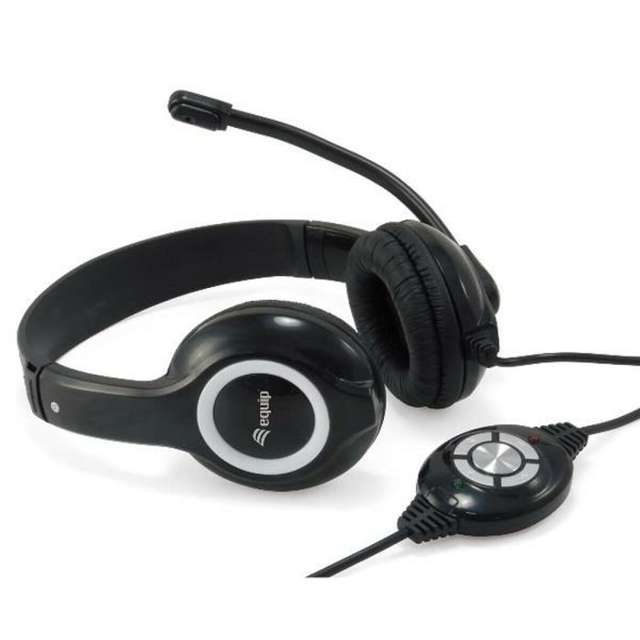 Equip Auricular USB con Micrófono Flexible para Música, Juegos y Videoconferencias Equip Auricular USB con Micrófono Flexible para Música, Juegos y Videoconferencias