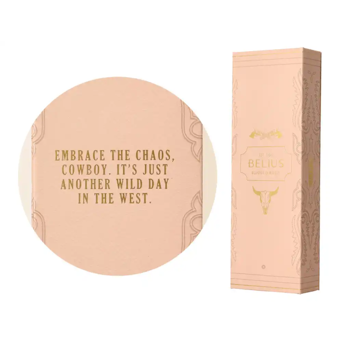 Belius Wild West Bolígrafo Aluminio Crema Dorado Tinta Azul Caja Diseño 1 Belius Wild West Bolígrafo Aluminio Crema Dorado Tinta Azul Caja Diseño 1