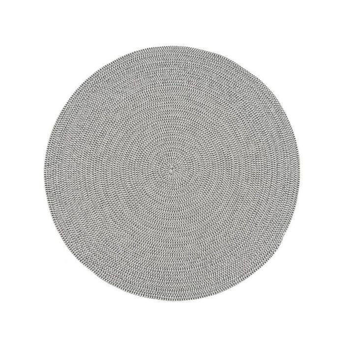 Alfombra Blanco Gris 90 x 90 x 0,2 cm