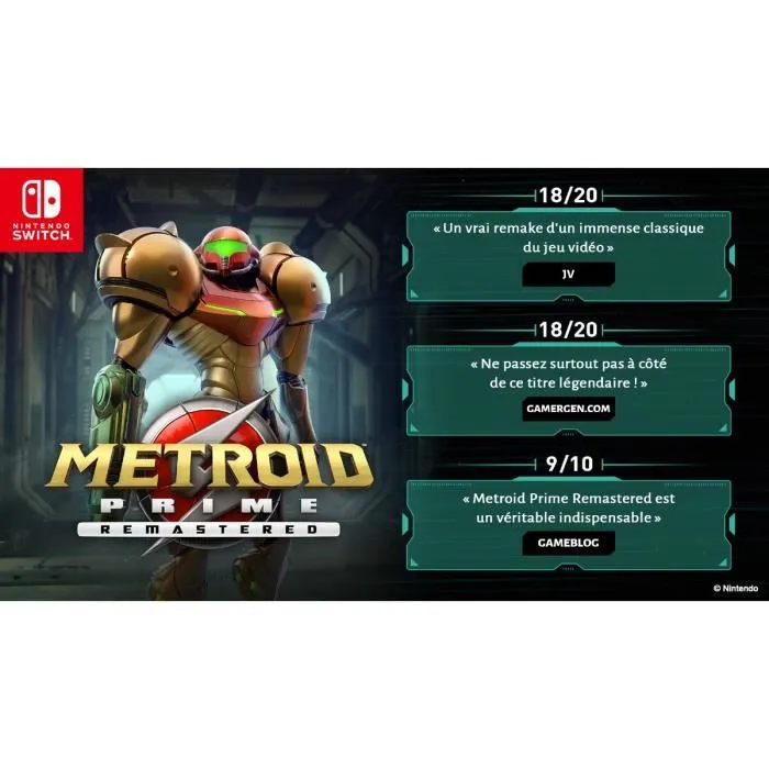 Nintendo Metroid Prime Remastered Edición Estándar Juego Nintendo Switch