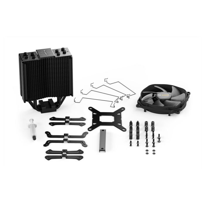 Be Quiet! Dark Rock Slim Refrigerador de CPU AM5/AM4/AM3, 115x/1200/1700/20xx, TDP 150W, Ventilador 120mm PWM, Negro