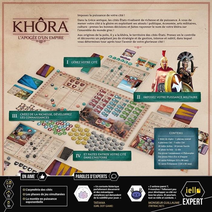 Devir Juego de Mesa Khora - Estrategia y Gestión de Recursos para 2-4 Jugadores, Edad 14+ 3 Devir Juego de Mesa Khora - Estrategia y Gestión de Recursos para 2-4 Jugadores, Edad 14+ 3