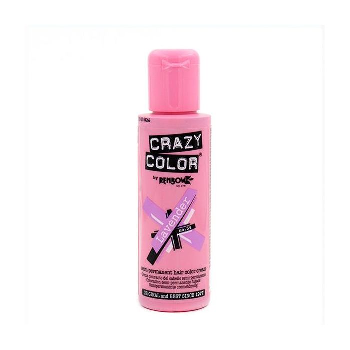 Crazy Color Tinte semi-permanente Lavender 100 Ml para cabello decolorado Crazy Color Tinte semi-permanente Lavender 100 Ml para cabello decolorado