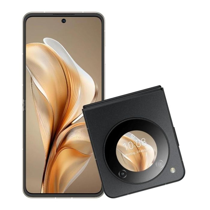 ZTE Nubia P745F01 Smartphone Plegable Flip 5G 8GB RAM 256GB 6.9" AMOLED 120Hz 50MP Dual Cámara 4310mAh 33W Carga Rápida Negro Cósmico