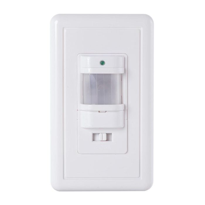 Sensor de Movimiento Empotrar 160º Infrarrojos 600W Incandescencia / 200W LED 220-240V, Ajustable 10s-7min y Alcance 9m Sensor de Movimiento Empotrar 160º Infrarrojos 600W Incandescencia / 200W LED 220-240V, Ajustable 10s-7min y Alcance 9m