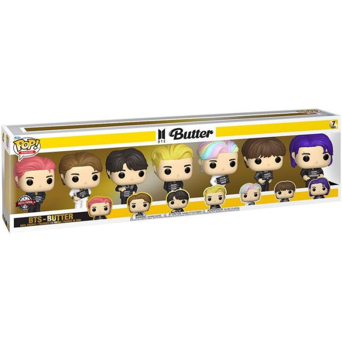 Blister 7 figuras POP BTS Butter Exclusive 2