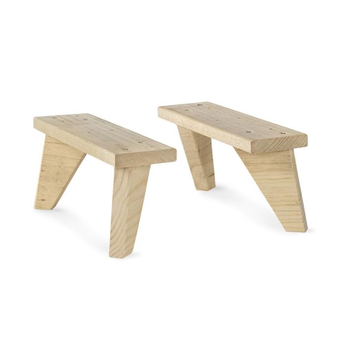 Astigarraga Juego de 2 Patas Dinamic de Pino Macizo 13,5x9x31cm 0 Astigarraga Juego de 2 Patas Dinamic de Pino Macizo 13,5x9x31cm 0