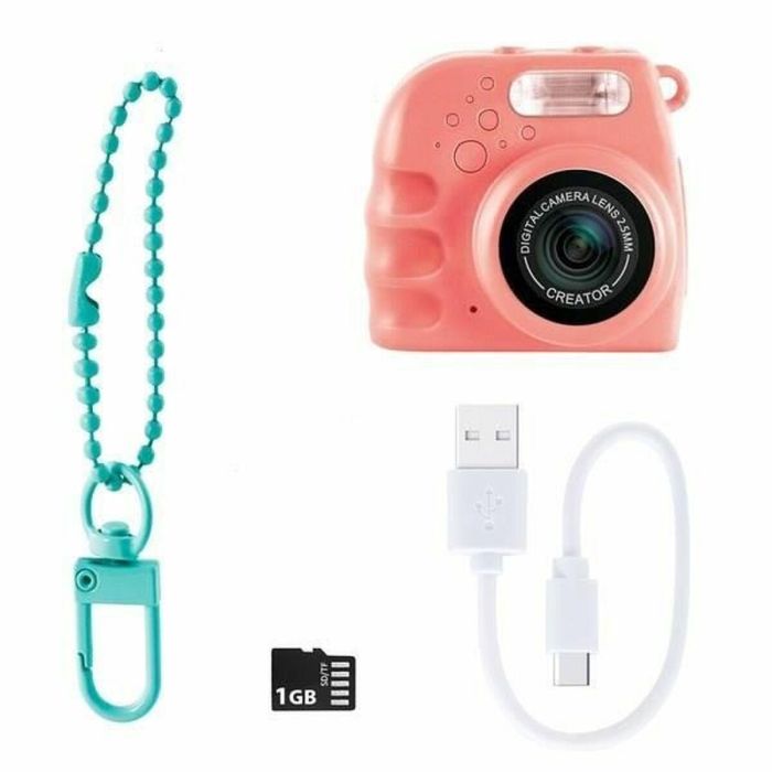 Canal Toys CTCLK060 Photo Creator Mini Cam' Cámara Digital Instantánea Fotos Vídeos Llavero Tarjeta SD 1GB 4