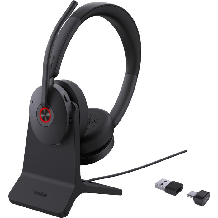 Yealink Bluetooth Headset BH74 with Stand UC USB-C/A 0 Yealink Bluetooth Headset BH74 with Stand UC USB-C/A 0