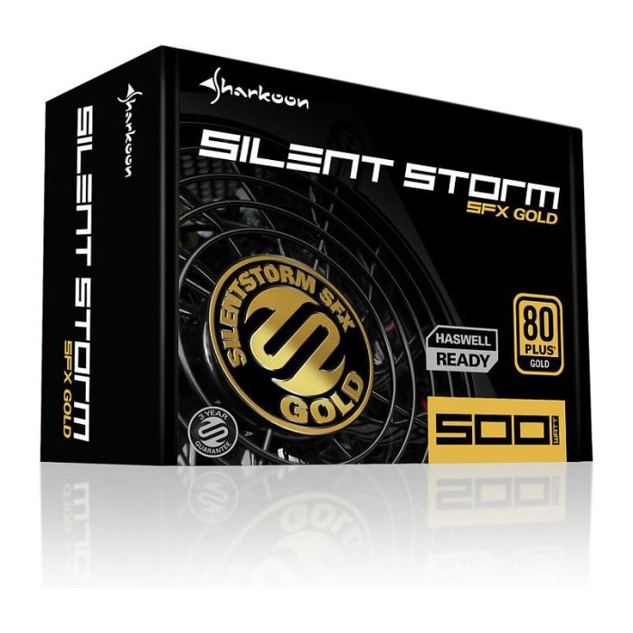 SHARKOON SilentStorm SFX 500W 80+ Gold Fuente de Alimentación para PC